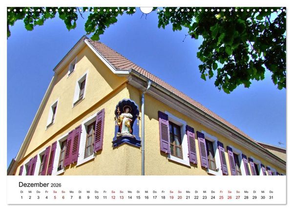 Produktbild: Wiesloch - Spaziergang durch die Altstadt (Wandkalender 2026 DIN A3 quer), CALVENDO Monatskalender