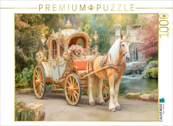 Produktbild: CALVENDO Puzzle Kutschentr&auml;ume | 1000 Teile Lege-Gr&ouml;&szlig;e 64x48cm Foto-Puzzle f&uuml;r gl&uuml;ckliche Stunden