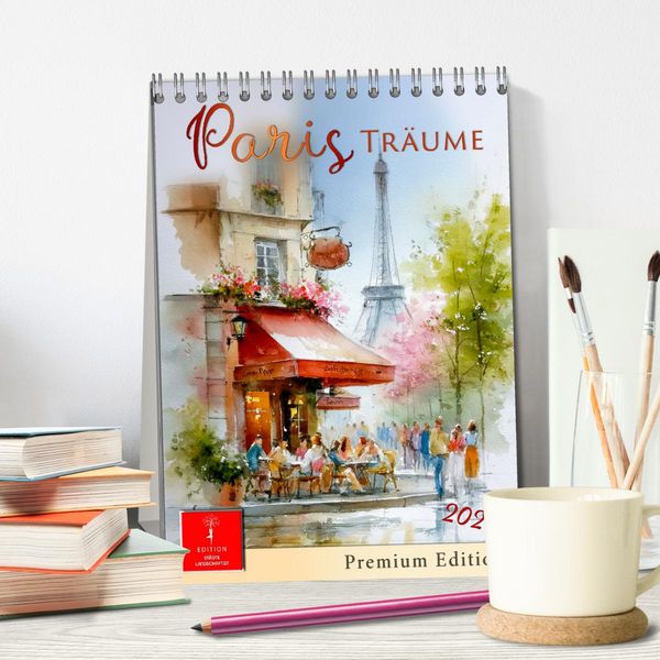 Produktbild: Paris Tr&auml;ume (Tischkalender 2027 DIN A5 hoch), CALVENDO Monatskalender
