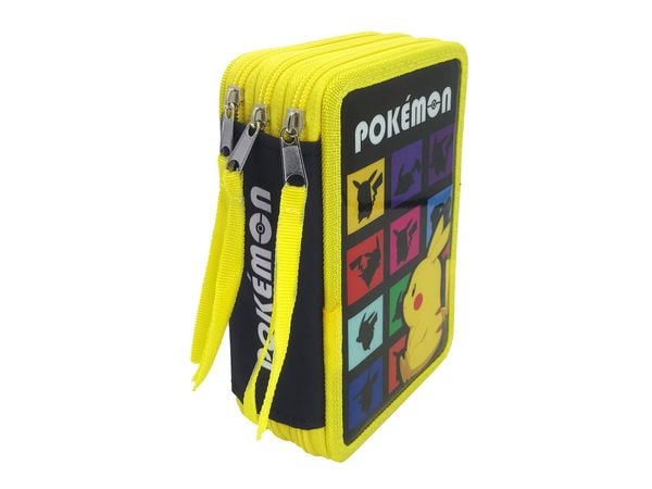 Produktbild: POKÉMON Triple Federmäppchen, 39tlg. Gefüllt