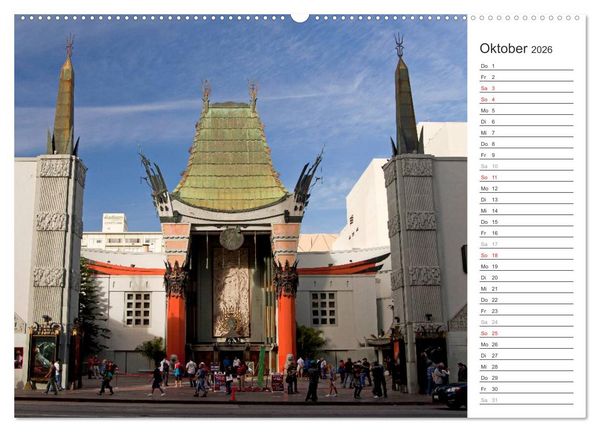 Produktbild: Los Angeles - Kalifornien (Wandkalender 2026 DIN A2 quer), CALVENDO Monatskalender