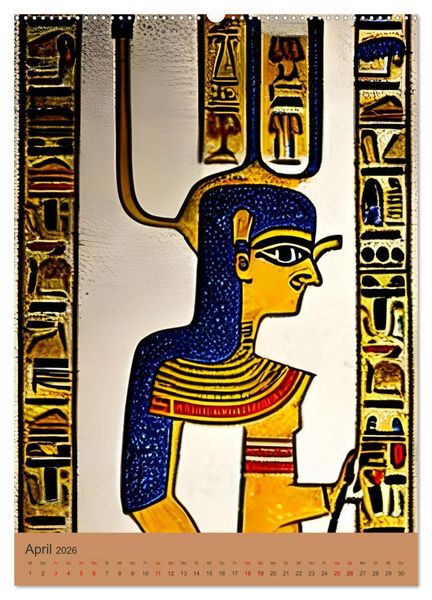 Produktbild: Altes &Auml;gypten - Computertr&auml;ume aus der KI (hochwertiger Premium Wandkalender 2026 DIN A2 hoch), Kunstdruck in Hochglanz