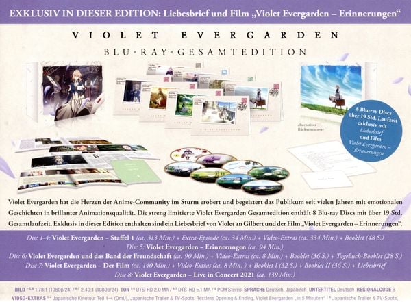  Violet Evergarden - Der Film - Limited Special Edition  [Blu-ray] : Movies & TV