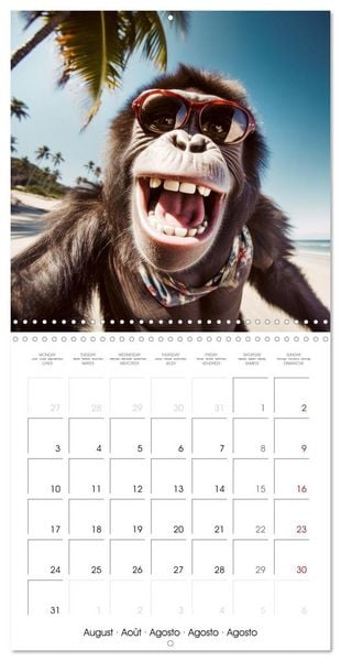 Produktbild: Jolly Selfies (Wall Calendar 2026 12 &times; 12 Inch) CALVENDO 12 Month Wall Calendar