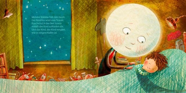 Produktbild: Wenn der Mond die Sterne z&auml;hlt ... und dem Kind beim Schlafen hilft