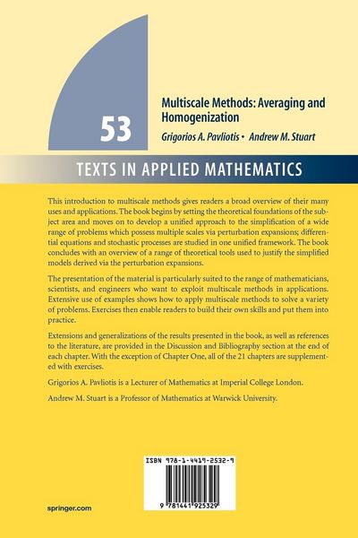 Produktbild: Multiscale Methods