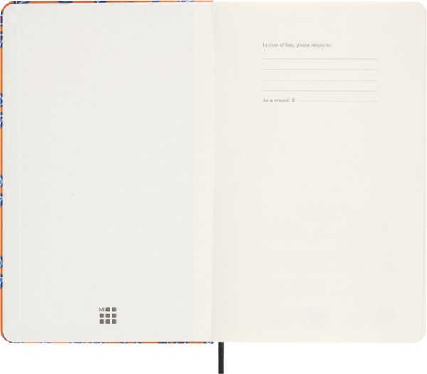 Produktbild: Moleskine Silk Kalender, undatiert, 12 Monate, w&ouml;chentlich, large/A5, fester Einband, orange