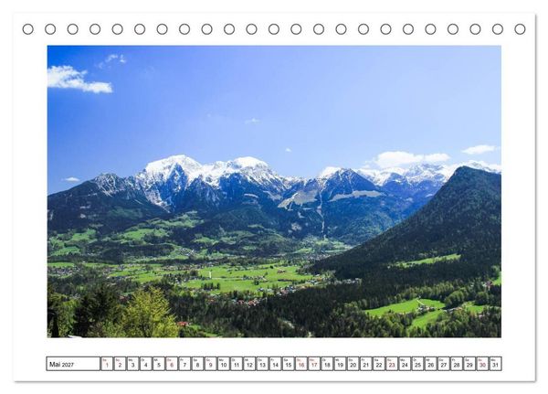 Produktbild: Sehnsuchtsorte im Berchtesgadener Land (Tischkalender 2027 DIN A5 quer), CALVENDO Monatskalender