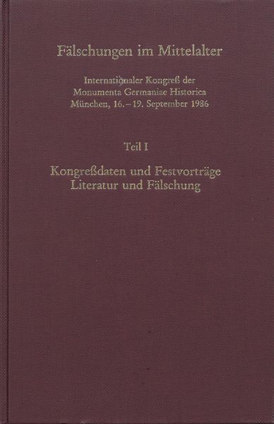 Produktbild: F&auml;lschungen im Mittelalter