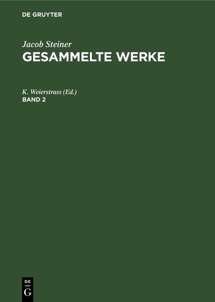 Produktbild: Gesammelte Werke. Band 2