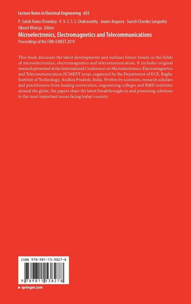 Produktbild: Microelectronics, Electromagnetics and Telecommunications