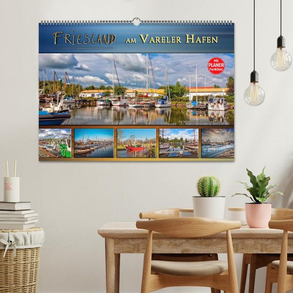Produktbild: Friesland - am Vareler Hafen (Wandkalender 2026 DIN A2 quer), CALVENDO Monatskalender
