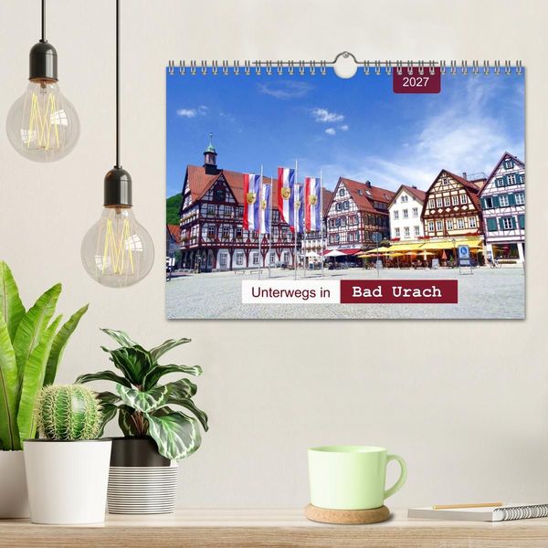 Produktbild: Unterwegs in Bad Urach (Wandkalender 2027 DIN A4 quer), CALVENDO Monatskalender