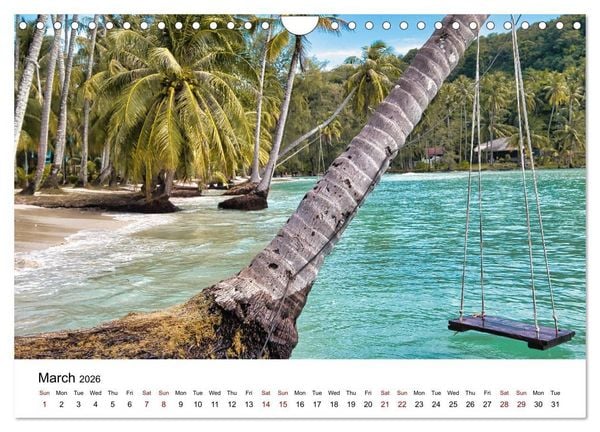 Produktbild: Thailand's Island Paradise (Wall Calendar 2026 DIN A4 landscape), CALVENDO 12 Month Wall Calendar