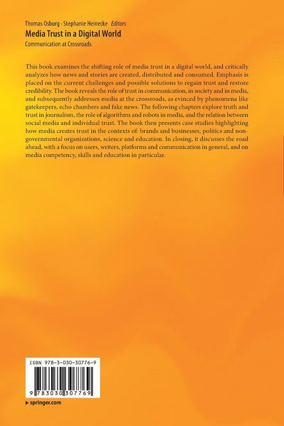 Produktbild: Media Trust in a Digital World