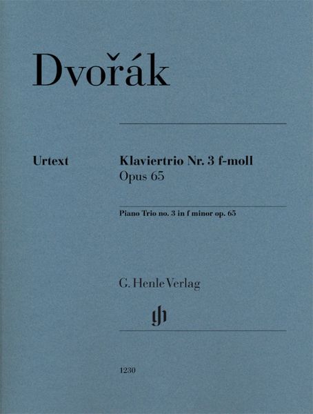 Produktbild: Anton&iacute;n Dvor&aacute;k - Klaviertrio Nr. 3 f-moll op. 65