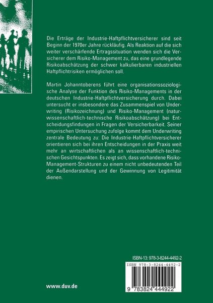 Produktbild: Industrie-Haftpflichtversicherung und Risiko-Management