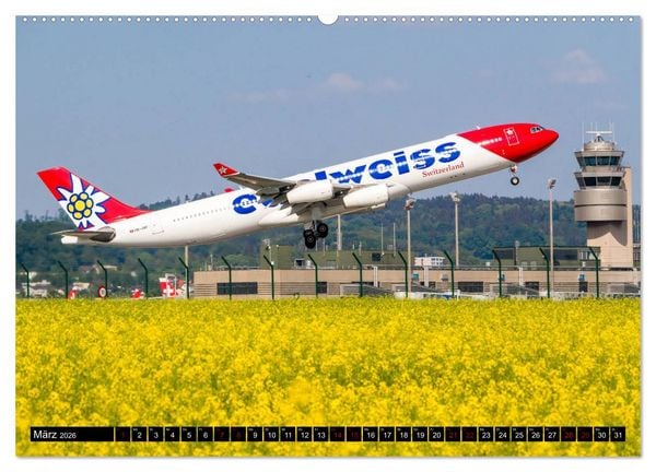 Produktbild: Faszination Fliegerei (hochwertiger Premium Wandkalender 2026 DIN A2 quer), Kunstdruck in Hochglanz