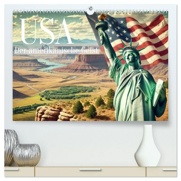Produktbild: USA - Der amerikanische Geist (hochwertiger Premium Wandkalender 2026 DIN A2 quer), Kunstdruck in Hochglanz