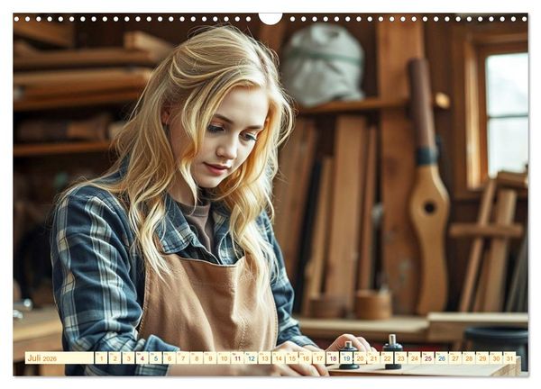Produktbild: Powerfrauen - Frauen in anspruchsvollen Berufen (Wandkalender 2026 DIN A3 quer), CALVENDO Monatskalender