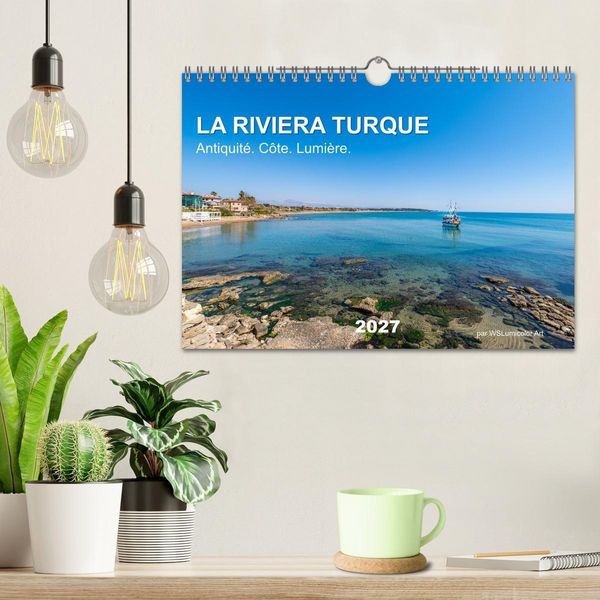 Produktbild: LA RIVIERA TURQUE Antiquit&eacute;. C&ocirc;te. Lumi&egrave;re. (Calendrier mural 2027 DIN A4 vertical), CALVENDO calendrier mensuel
