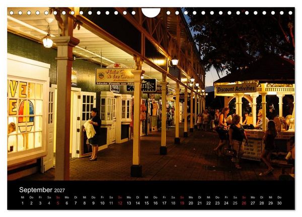 Produktbild: Hawaii - Oahu - Maui (Wandkalender 2027 DIN A4 quer), CALVENDO Monatskalender