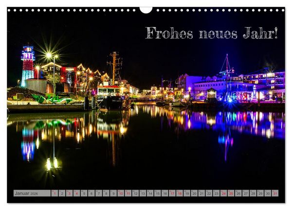 Produktbild: Seebad B&uuml;sum (Wandkalender 2026 DIN A3 quer), CALVENDO Monatskalender