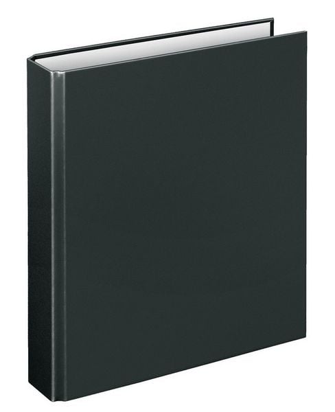 VELOFLEX Ringbuch 4 Ringe Basic schwarz DIN A5 Rückenbreite 3cm