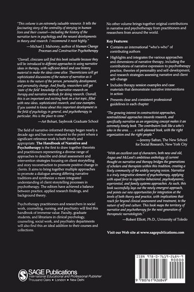 Produktbild: The Handbook of Narrative and Psychotherapy