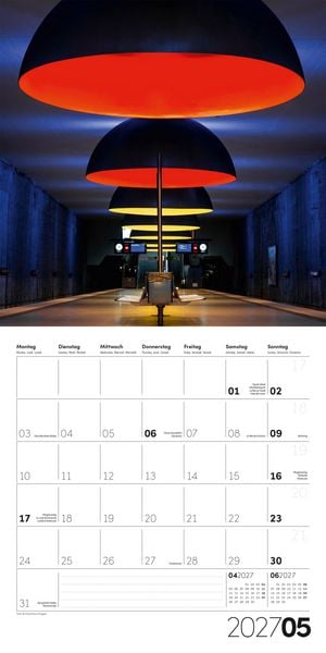 Produktbild: Die Farbe Rot Kalender 2027 - 30x30 - Art12