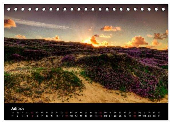 Produktbild: Sylt Morsumer Kliffabende Fotografien von Tobias Thiele (Tischkalender 2026 DIN A5 quer), CALVENDO Monatskalender