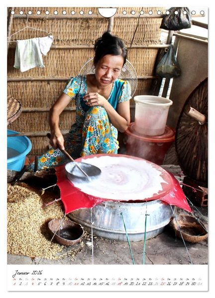 Produktbild: Leben in Vietnam 2026 (Wandkalender 2026 DIN A4 hoch), CALVENDO Monatskalender