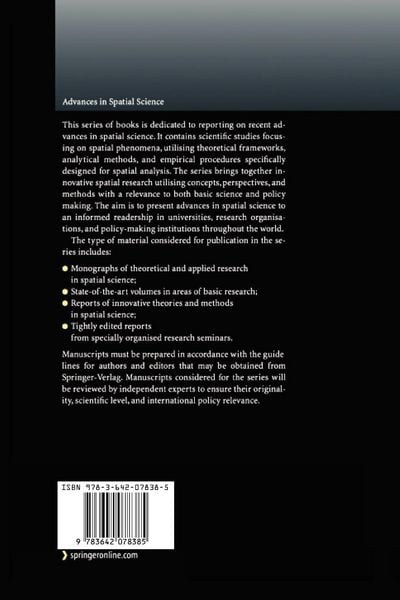Produktbild: Advances in Spatial Econometrics