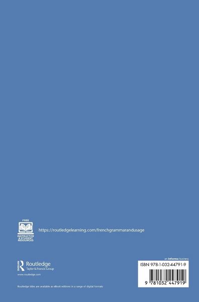 Produktbild: French Grammar and Usage