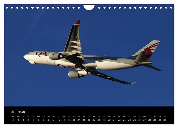 Produktbild: Faszination Flugzeug (Wandkalender 2026 DIN A4 quer), CALVENDO Monatskalender
