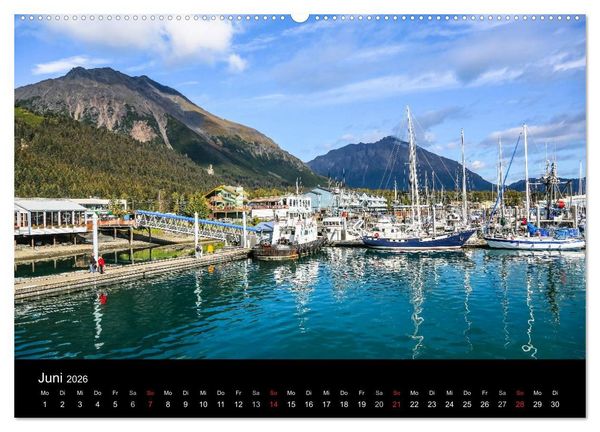 Produktbild: Alaska 2026 Wildes Land am Ende der Welt (hochwertiger Premium Wandkalender 2026 DIN A2 quer), Kunstdruck in Hochglanz