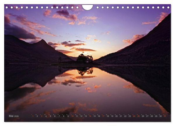 Produktbild: Zauberhafte Abendstimmung (Wandkalender 2026 DIN A4 quer), CALVENDO Monatskalender