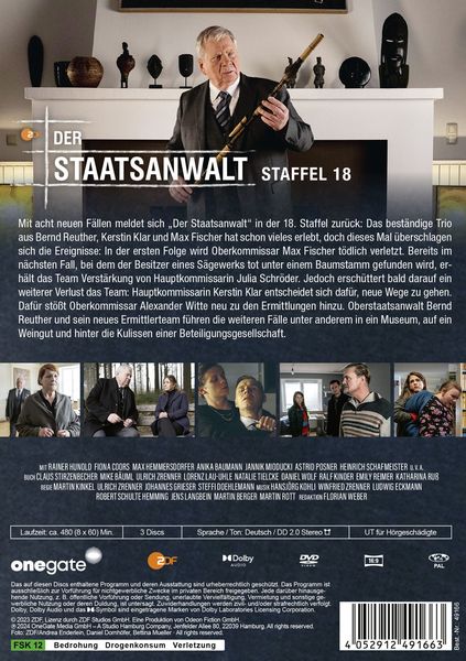 Produktbild: Der Staatsanwalt Staffel 18 [3 DVDs]