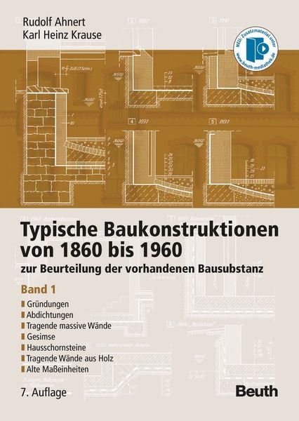 Produktbild: Typische Baukonstruktionen von 1860 bis 1960