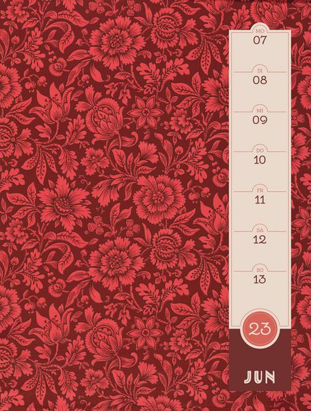 Produktbild: Patterns Wochenplaner Kalender 2027