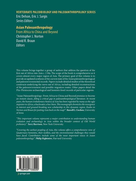 Produktbild: Asian Paleoanthropology