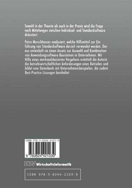 Produktbild: Individualisierte Standardsoftware in der Industrie
