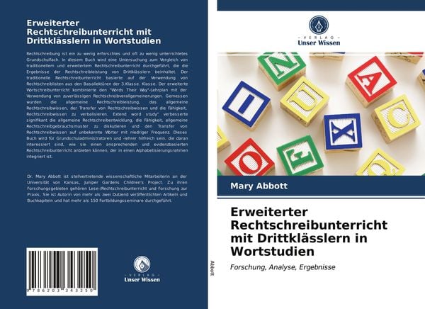 Produktbild: Erweiterter Rechtschreibunterricht mit Drittkl&auml;sslern in Wortstudien
