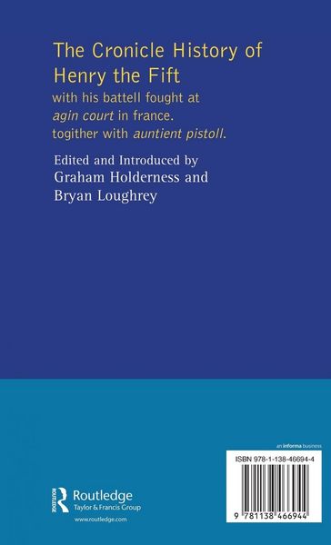 Produktbild: Henry V - The Quarto (Sos)