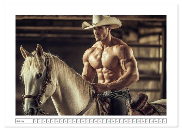 Produktbild: Sattel mich, Cowboy! (Wandkalender 2026 DIN A3 quer), CALVENDO Monatskalender
