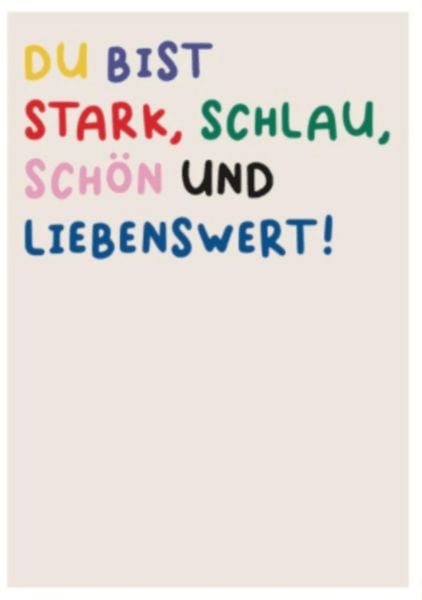 Produktbild: Poster Liebenswert Bunt - 50x70