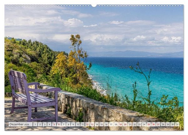 Produktbild: Griechenland - Thessaloniki und Chalkidiki (hochwertiger Premium Wandkalender 2026 DIN A2 quer), Kunstdruck in Hochglanz