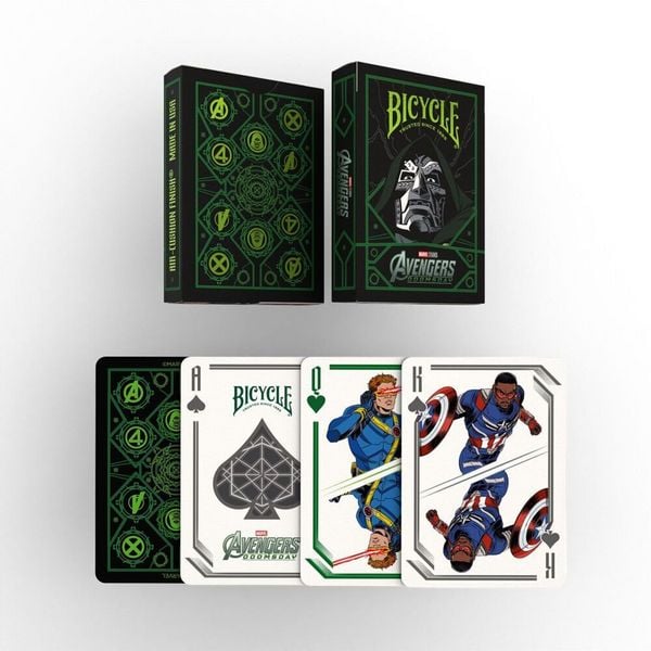 Produktbild: Bicycle&reg; Marvel Avengers Doomsday (Designer Spielkarten, Poker, Skat...)