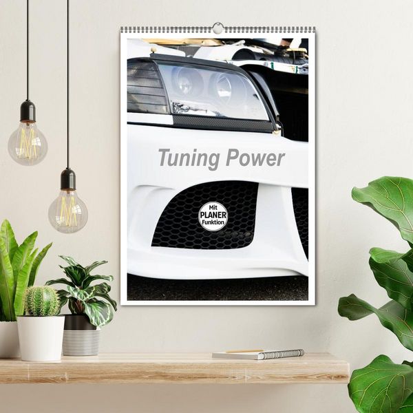 Produktbild: Tuning Power Planer (Wandkalender 2026 DIN A2 hoch), CALVENDO Monatskalender