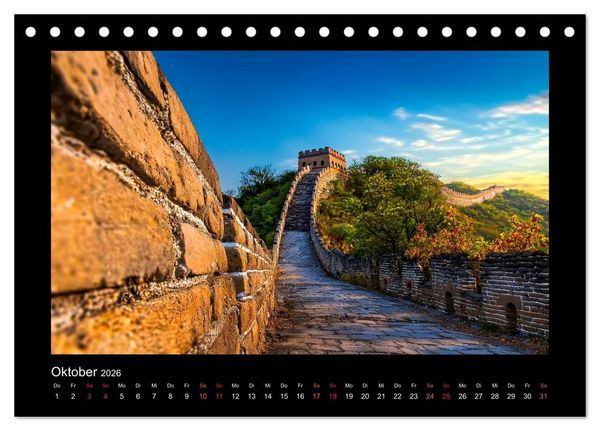 Produktbild: Horizonte entdecken - eine fotografische Weltreise (Tischkalender 2026 DIN A5 quer), CALVENDO Monatskalender